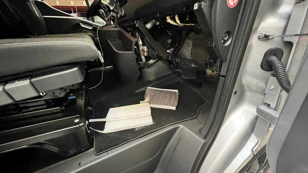 Renault Master bedrijfswagen onderhoudsschema - filters