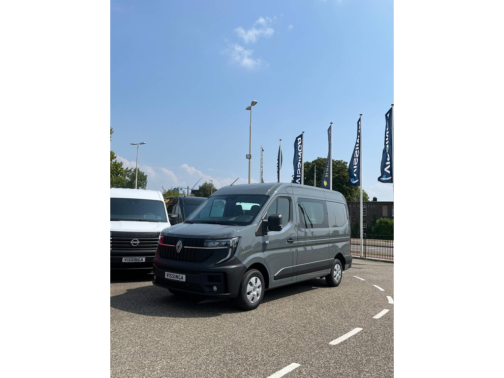 Renault Master 2.0 dCi 170 pk L2H2 Dubbel Cabine Automaat grijs