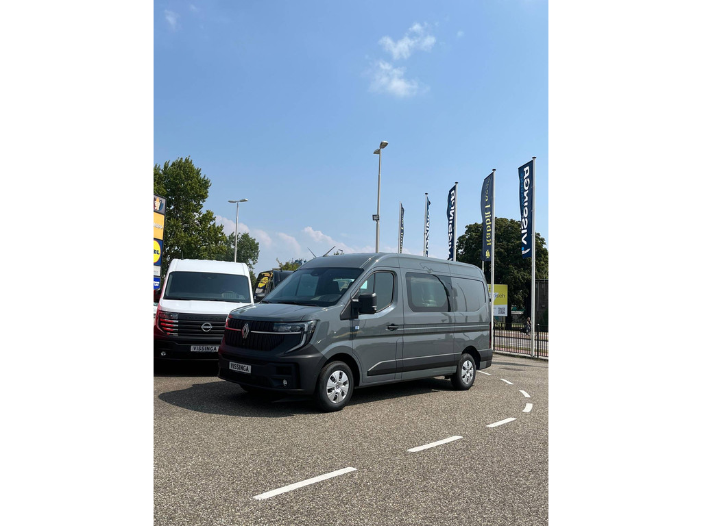Renault Master 2.0 dCi 170 pk L2H2 Dubbel Cabine Automaat grijs