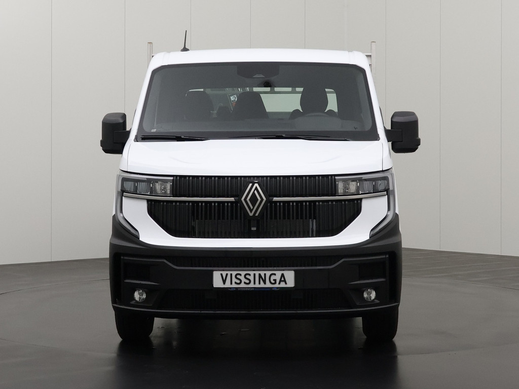 Renault Master E-Tech Open laadbak + HIAB kraan + trekhaak