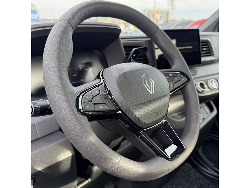 Renault Master E-Tech Open laadbak + HIAB kraan + trekhaak
