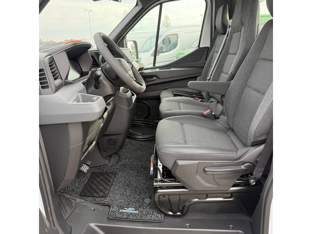 Renault Master E-Tech Open laadbak + HIAB kraan + trekhaak