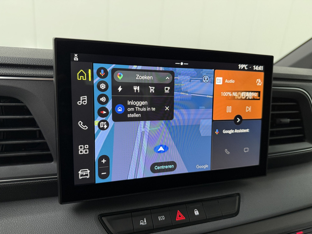 Renault Master E-Tech Open laadbak + HIAB kraan + trekhaak