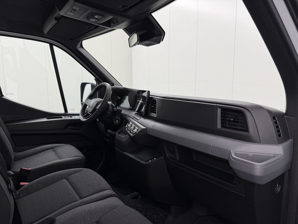 Renault Master E-Tech Open laadbak + HIAB kraan + trekhaak
