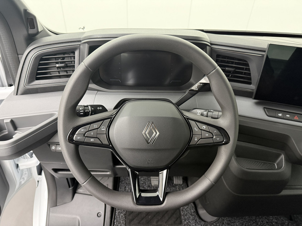 Renault Master E-Tech Open laadbak + HIAB kraan + trekhaak