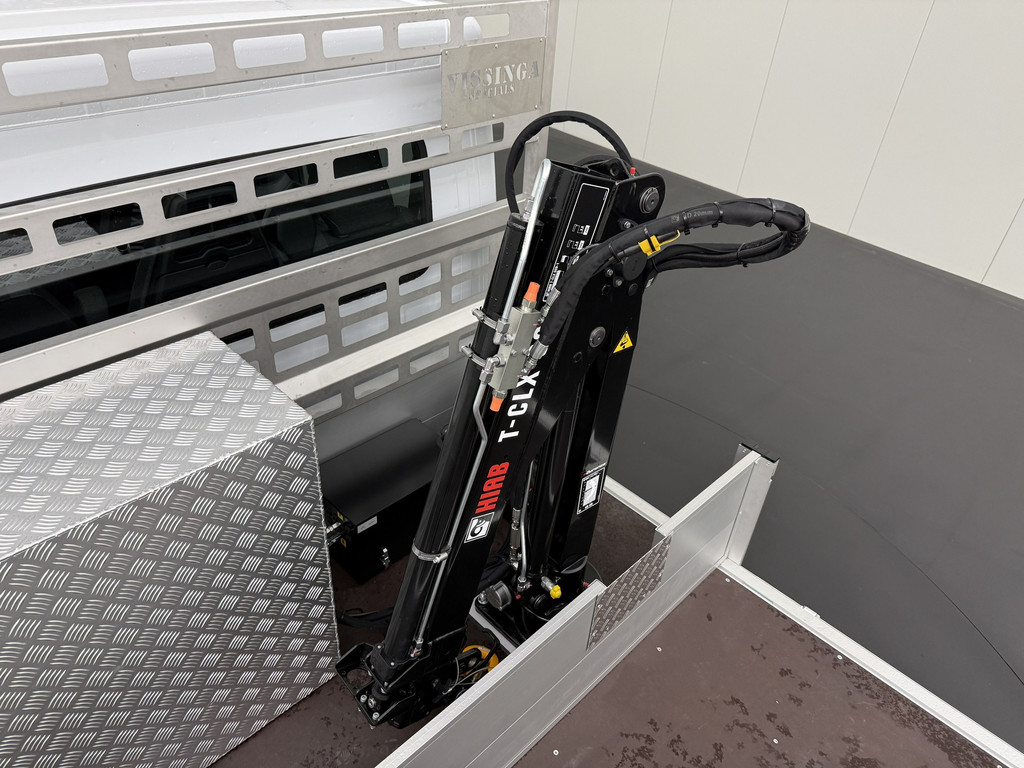 Renault Master E-Tech Open laadbak + HIAB kraan + trekhaak